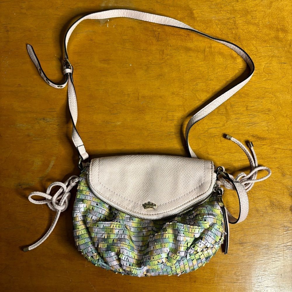 Juicy Couture Crossbody Multicolor sequin bag